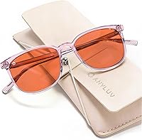 Vista 26 de ANYLUV Gafas de luz azul para mujeres y hombres, lentes de bloqueo de luz azul para mujer, anteojos de computadora antifatiga ocular