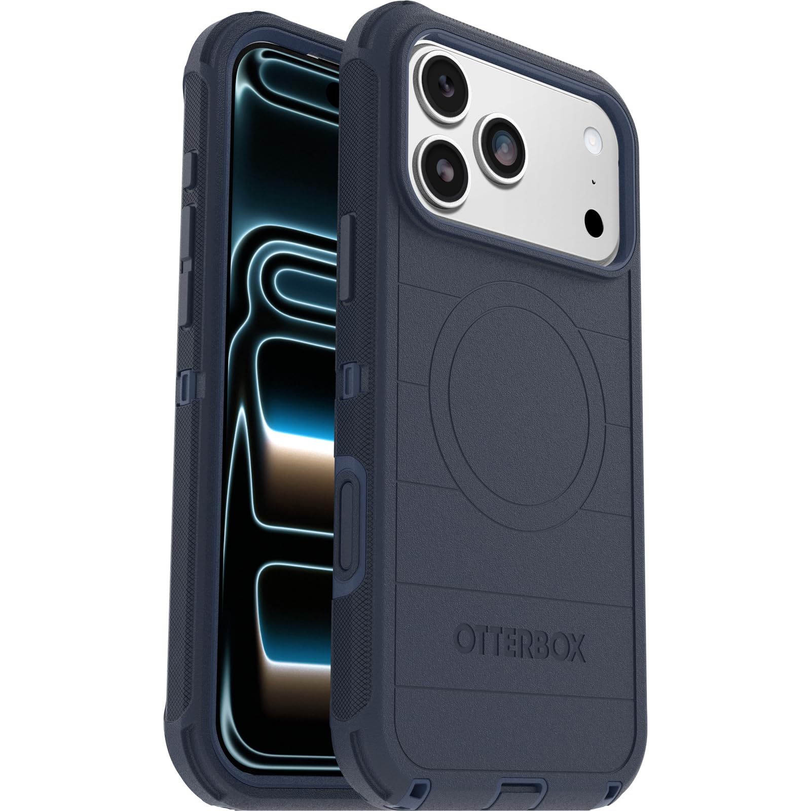 Otterbox Defender Series Pro MagSafe Funda para iPhone 17 Pro MAX, a Prueba de Golpes, a Prueba de caídas, ultrarresistente, Testada 7X con estándares Militares anticaídas, Azul