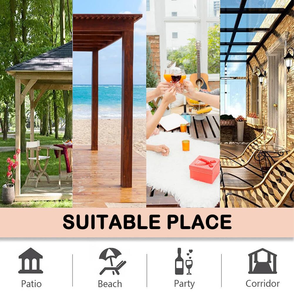 Rideaux D'extérieur Impermeable, 3D Cactus Rideau Terrasse avec Oeillet, Protection Solaire Rideaux pour Pergola, Cabanon Jardin Exterieur, Gazebo (W137x L304cm,Cactus coloré)