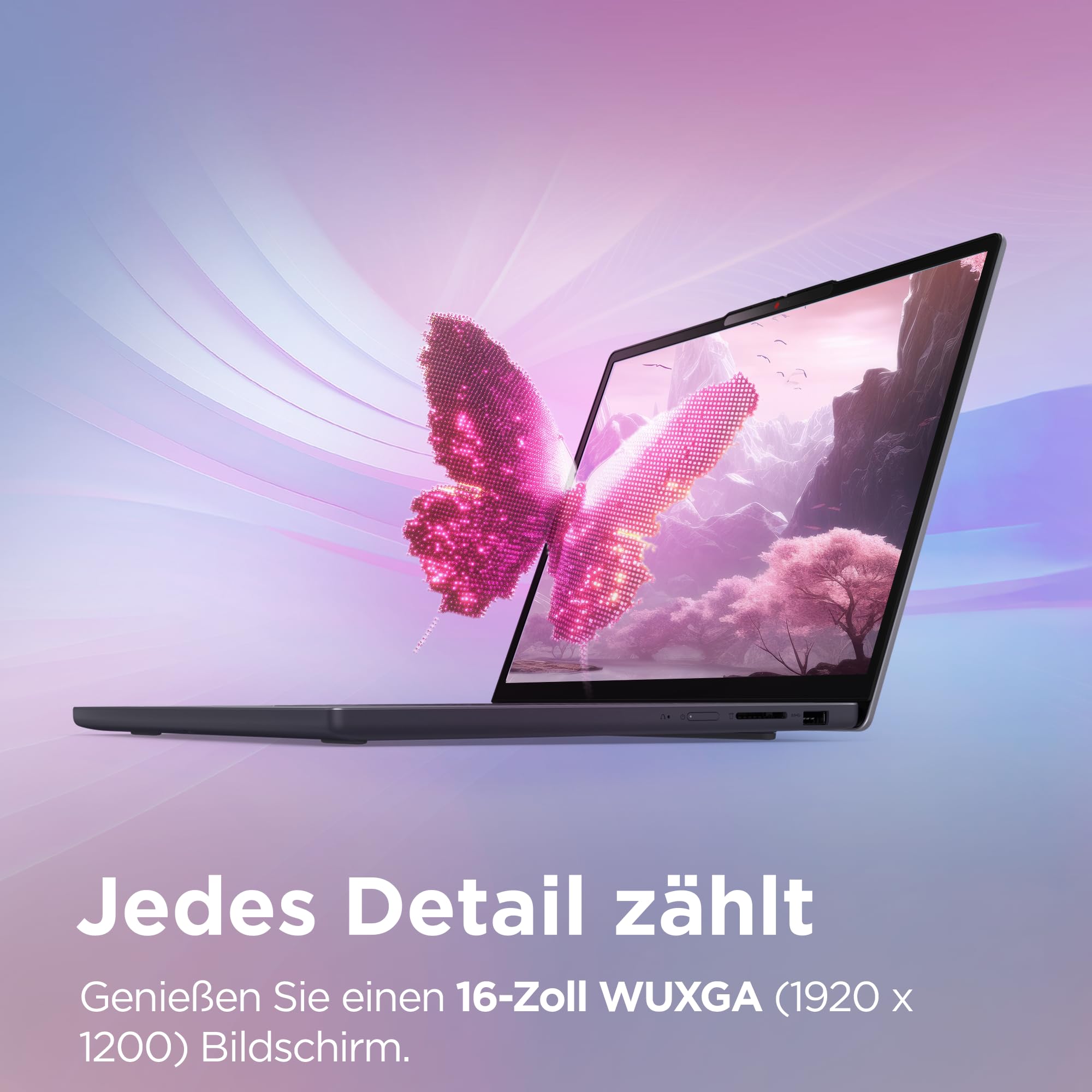 Lenovo IdeaPad Slim 3 Laptop 16" WUXGA AMD Ryzen 5 512GB SSD 16GB RAM AMD Radeon Windows 11 Luna Grau