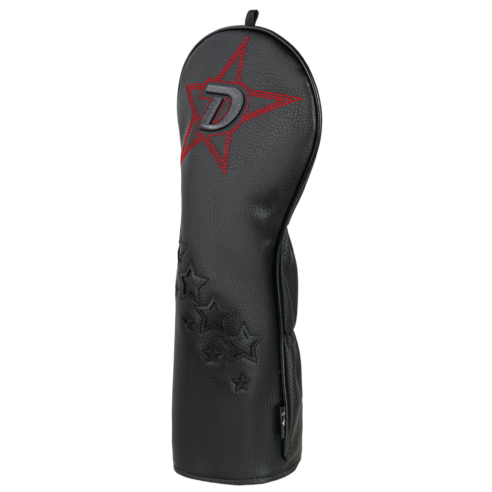 Craftsman Golf Black Retro Star 3D Embroidery D Club Driver Headcovers Cover Protector — image 1