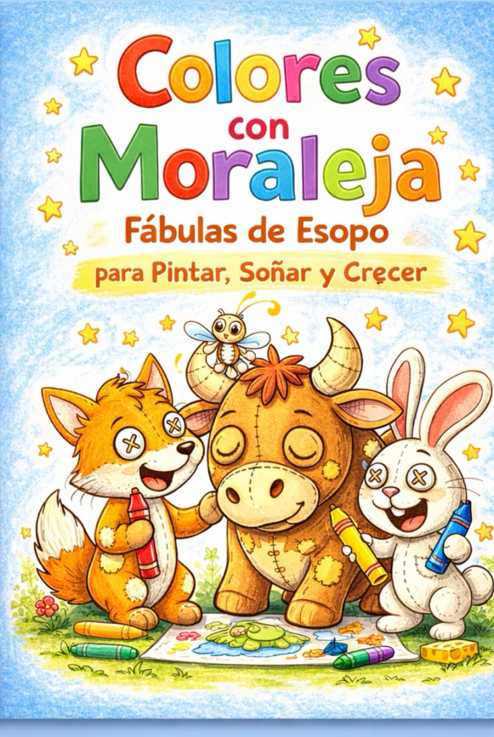 Colores con Moraleja – Fábulas de Esopo para Pintar, Soñar y Crecer: Un libro para leer juntos, colorear despacio y guardar para siempre.