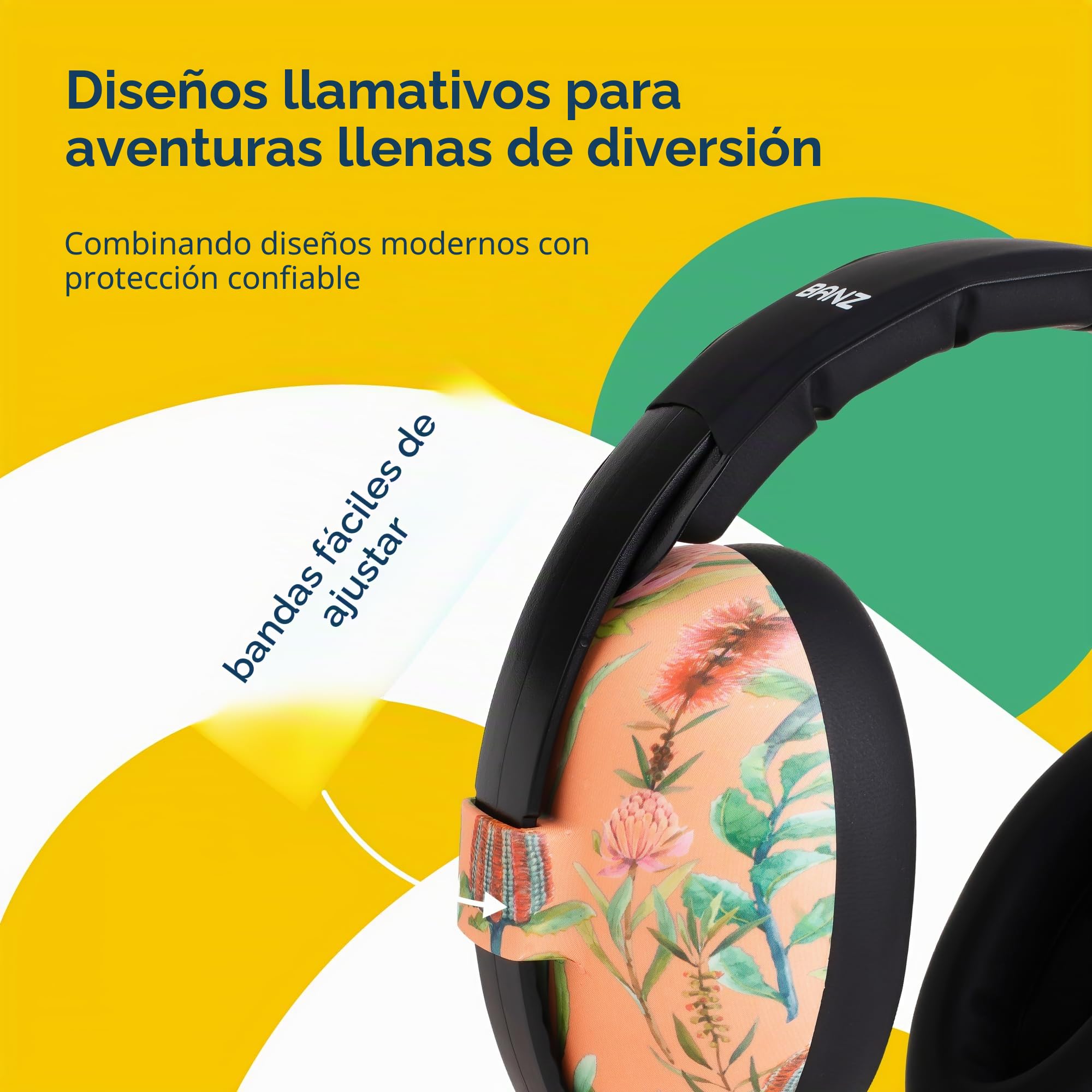 Banz Gafas de sol para bebé, orejeras de 0 a 24 meses, Waratah, 0-36, Waratah, 0-36 Months