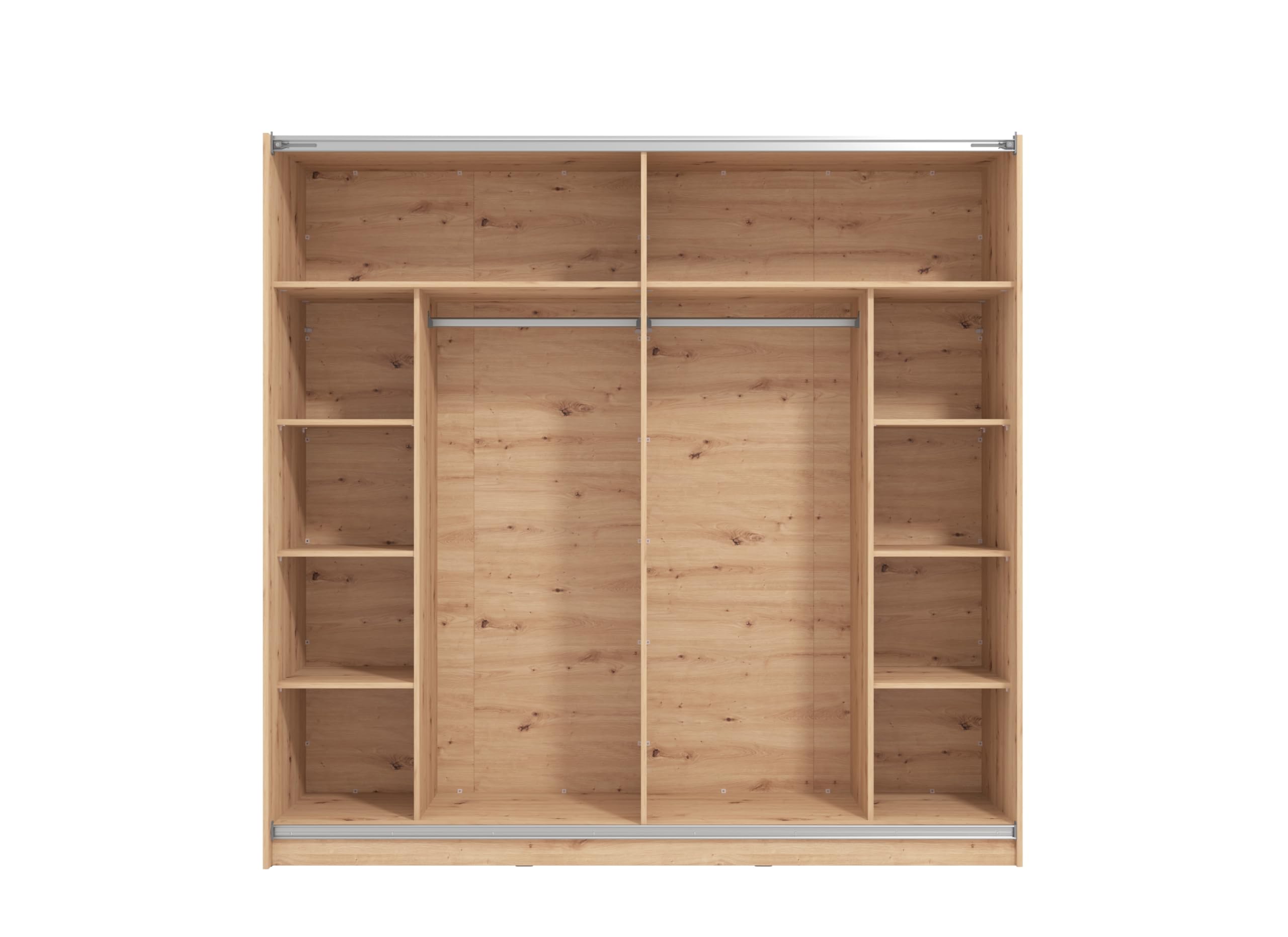 AVANTI TRENDSTORE Calvello Armadio con ante scorrevoli in legno laminato 217x210x62,5 cm