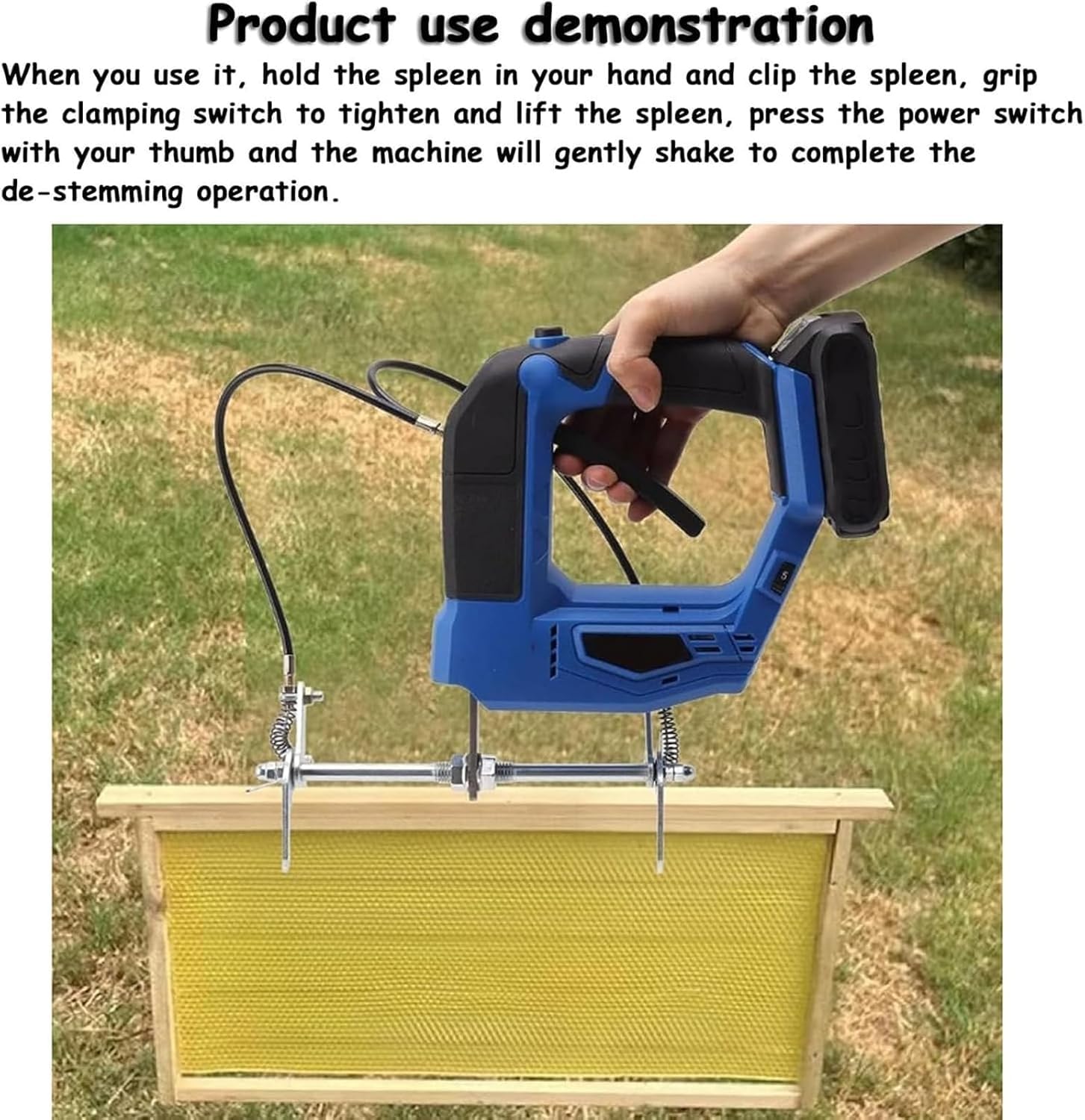 Elektrischer Bienenentferner, Wiederaufladbare Bienenstock-Schüttelmaschine, Imkereiausrüstung für effiziente Bienenstockwartung, unverzichtbares Werkzeug für Imker