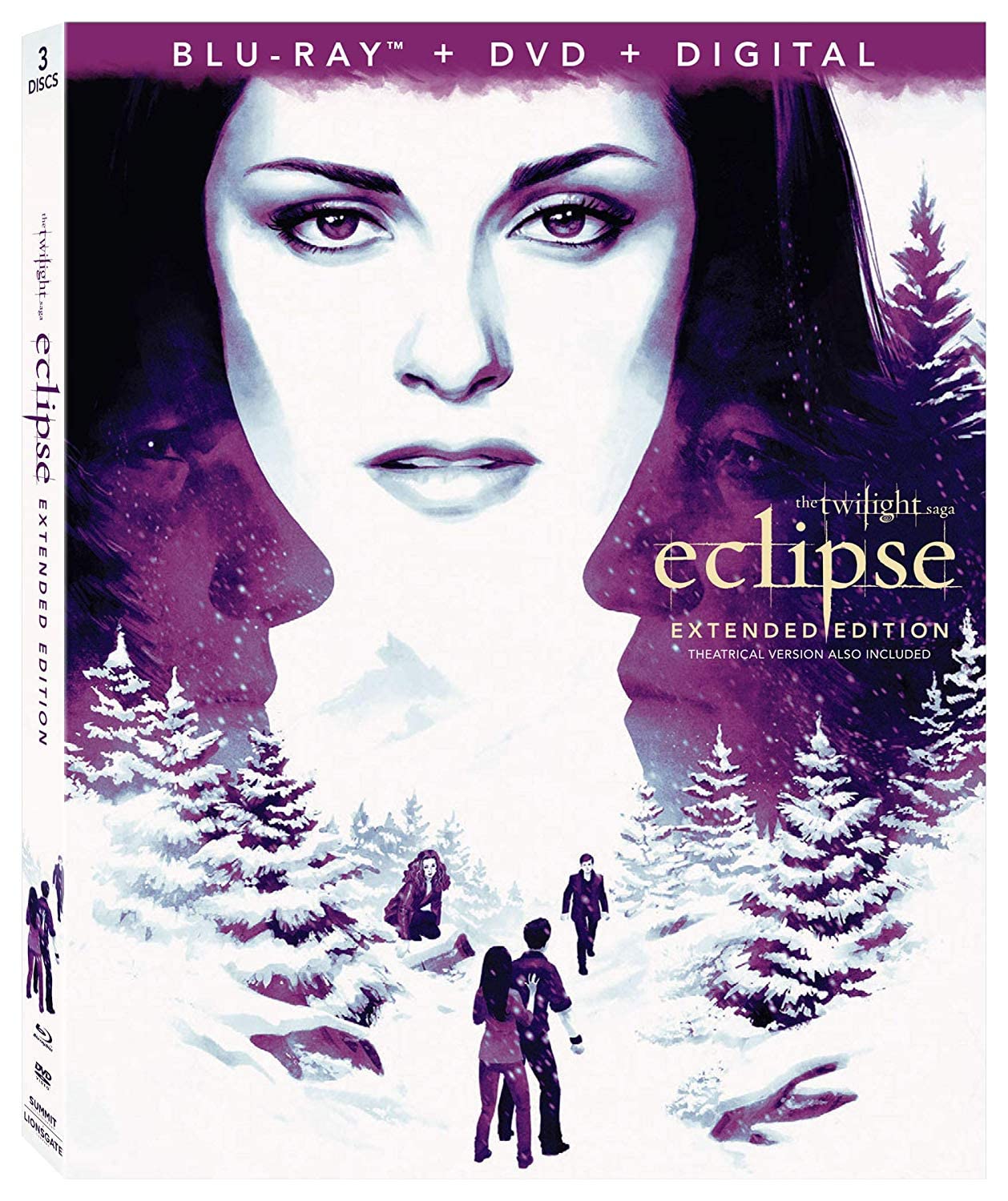 Amazon.com: THE TWILIGHT SAGA: ECLIPSE 3-Disc Combo Pack +Extended