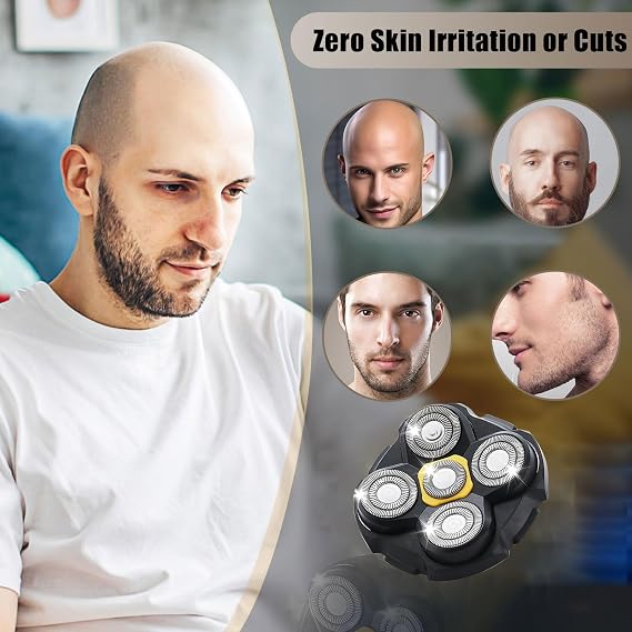 4PCS Shaver Replacement Blades Compatible with MicroTouch Titanium Head,Stainless Steel Material