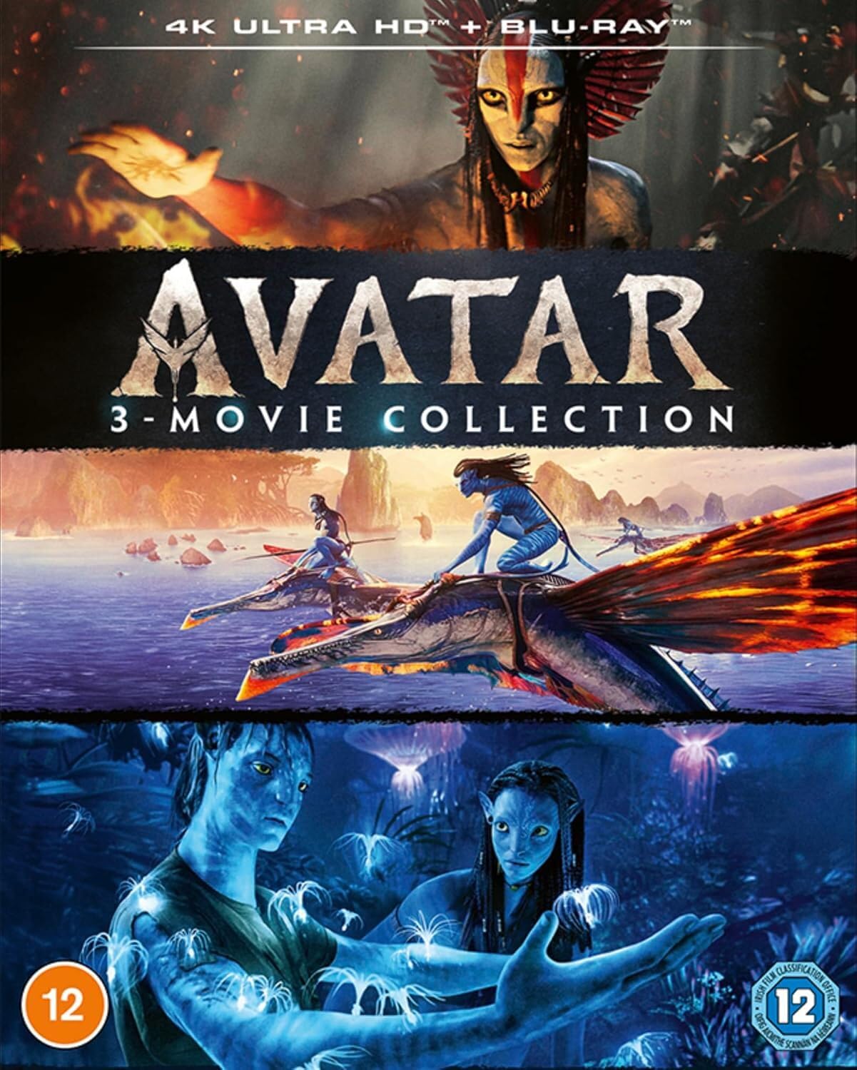 Avatar: 3-Movie Collection (Avatar / Avatar: The Way of Water / Avatar: Fire and Ash) [6-Disc Set] [4K UHD + Blu-ray] [Region Free]
