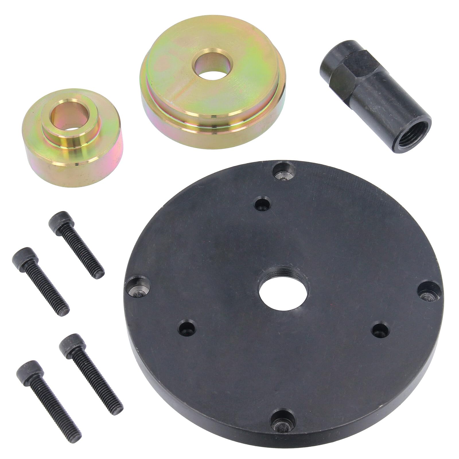 GEPCO Radlagerwerkzeug Abzieher 82mm Radlager Wechsel Radnabe KFZ Werkzeug kompatibel mit Ford Galaxy S-Max Mondeo BA7 Focus RS 500 Land Rover Freelander Volvo S80 XC60 XC70 V70