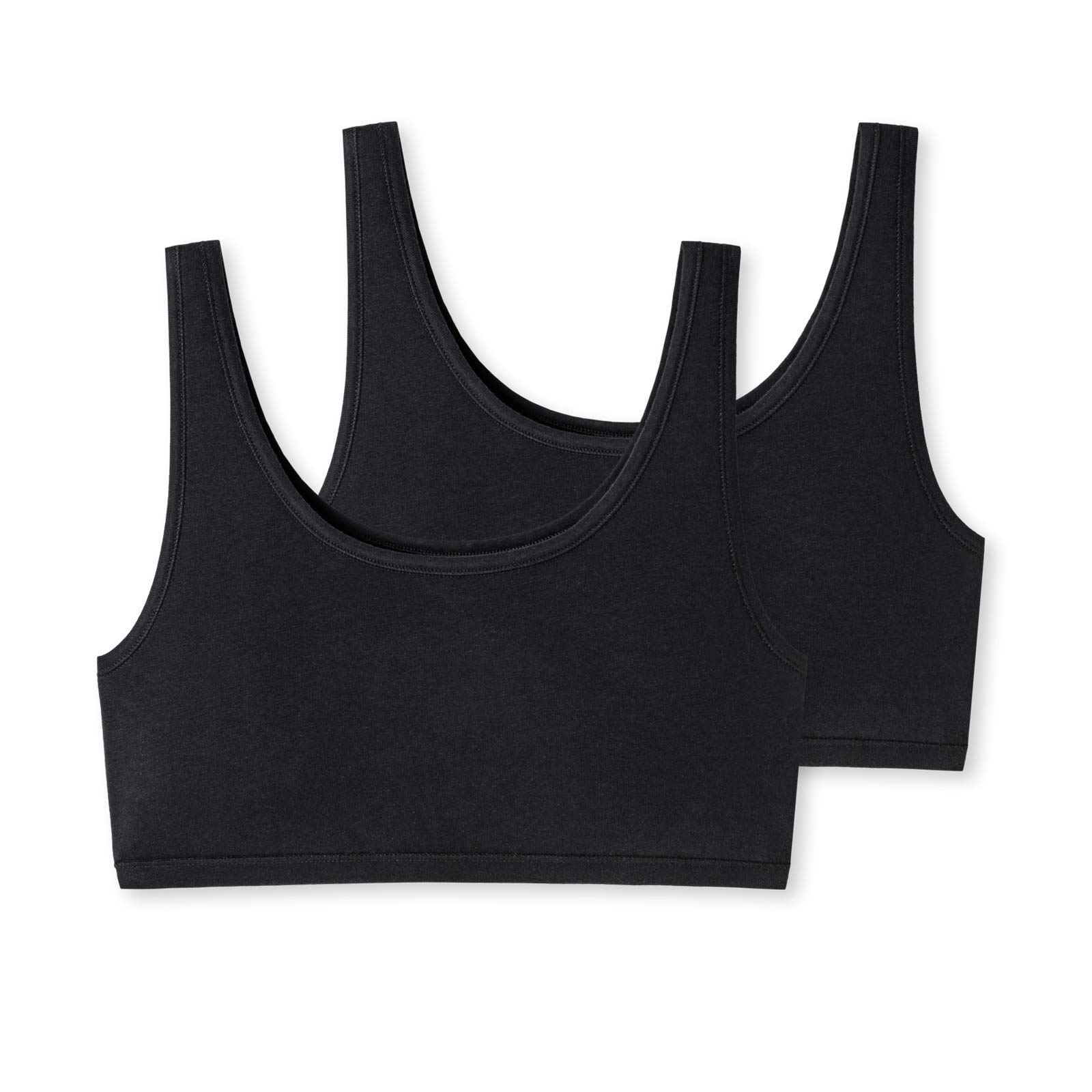 Uncover by Schiesser Women's 2pack Bustier Underwear, Schwarz, L (Pack of 2)
