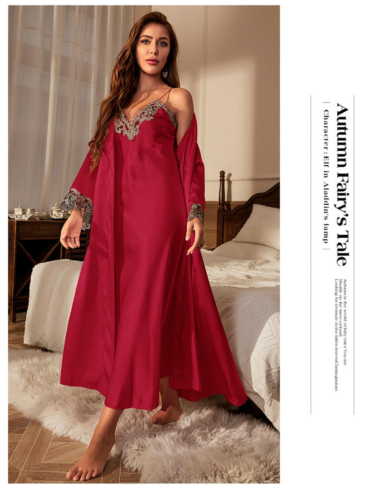 Pigiama da Donna Sospender Abito Notte Set Semplice Casual Sexy Stampato Due Pezzi Quattro Stagioni Indossamento Domestico-Blu-s