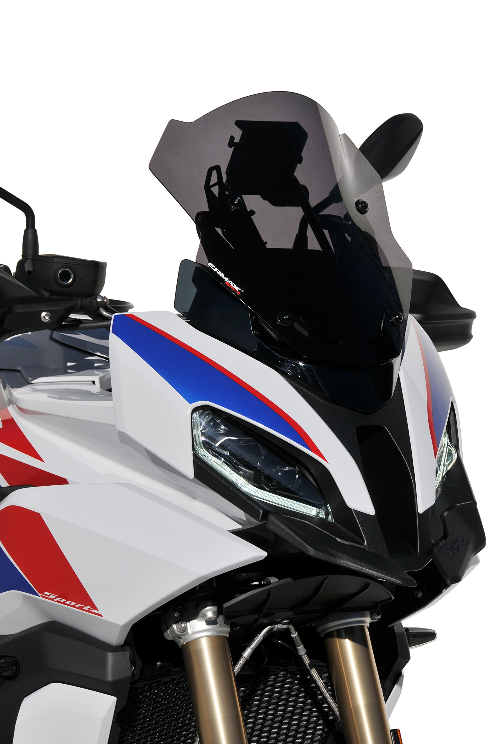4moto Cupolino sport (36cm) compatibile con s 1000 XR 2020-2023 Nero Scuro prodotto da Ermax