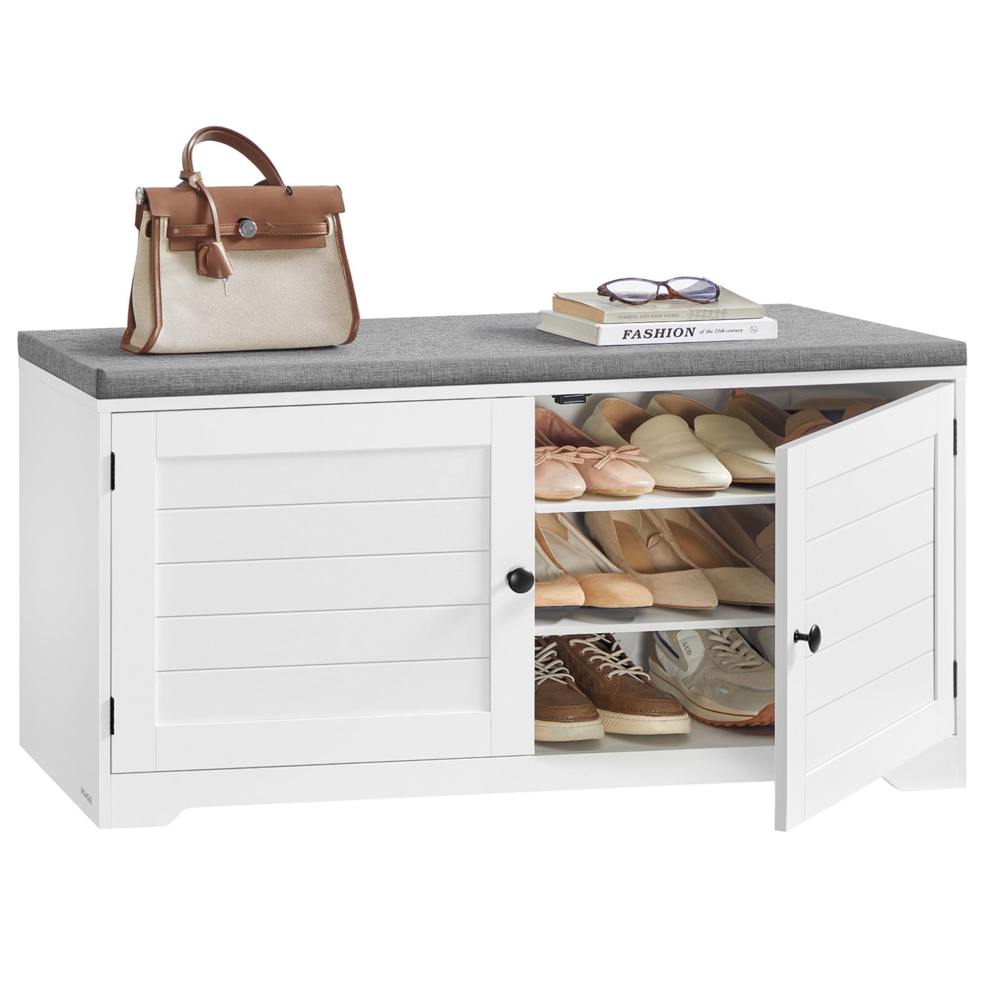 VASAGLE 3-Tier Shoe Bench