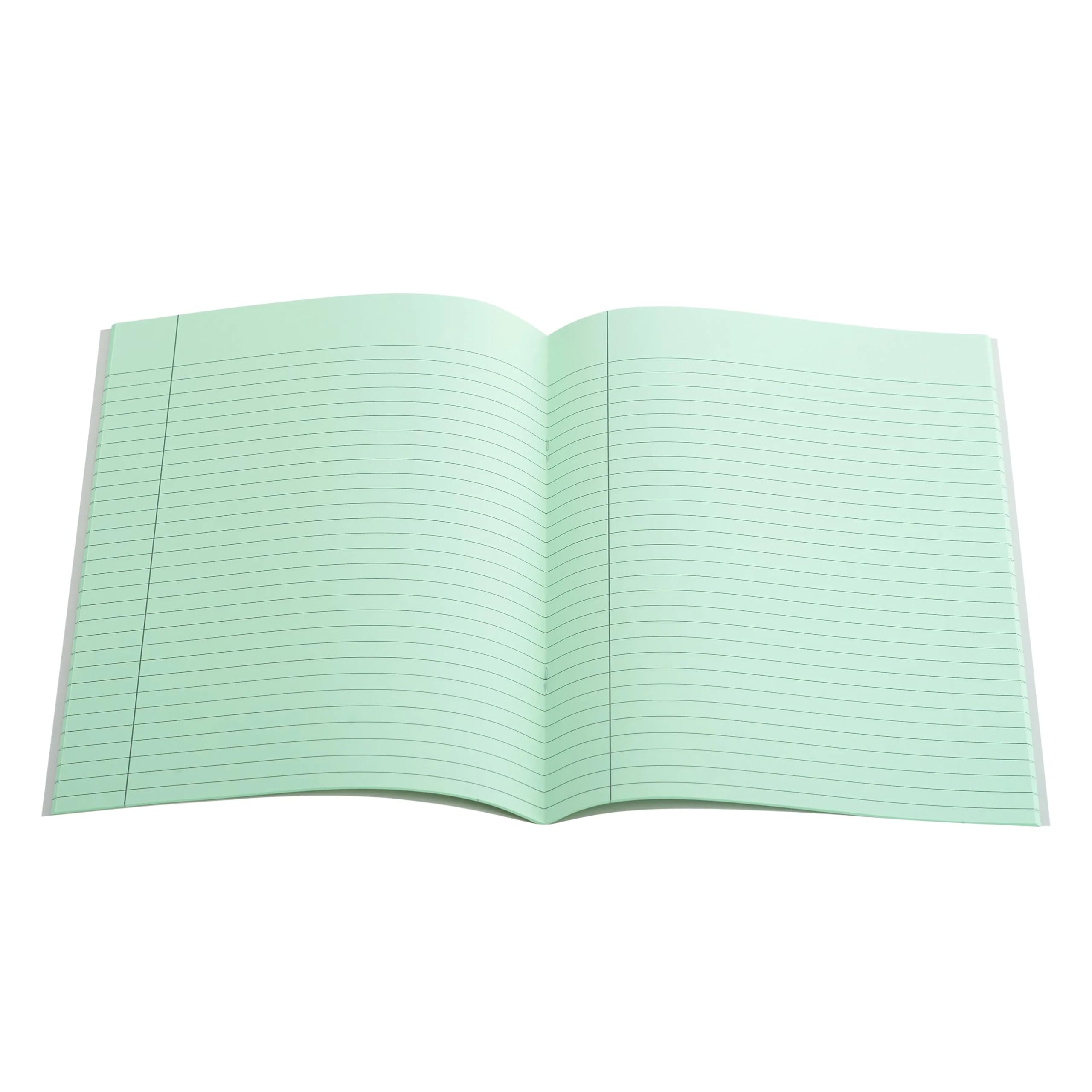 The Dyslexia Shop 9" x 7" - 7mm Lined Tinted Paper - Exercise Book (Grey Cover) Single Book/Orange - Image 9