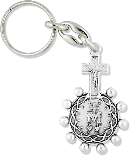 Vista 3 de Llavero rosario de una década (medalla milagrosa)