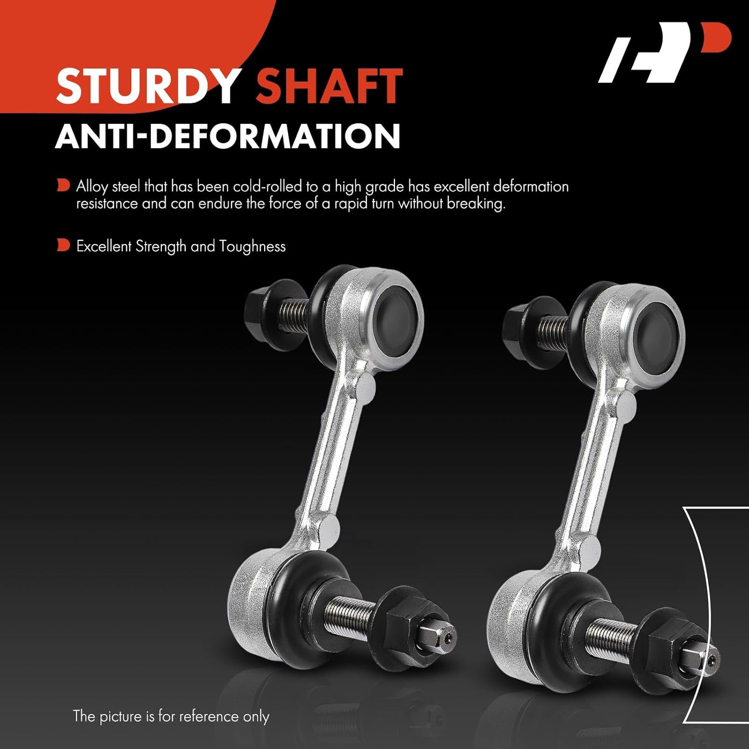A-Premium 2 x Front Sway Bar Links Stabilizer Bar Links, Compatible with Ram 2500 2011-2013 & Dodge Ram 2500 2006-2010, 4WD