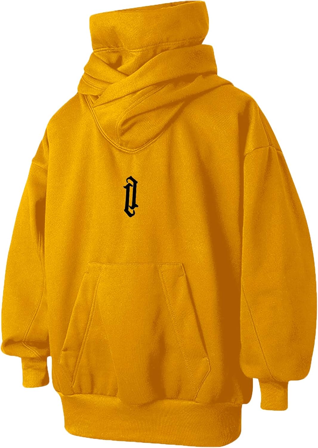 Men's Long Sleeve Fleece Hoodie Lightweight Tech Wear Soft Cotton Pullover Unisex Casual Hooded Sweatshirts