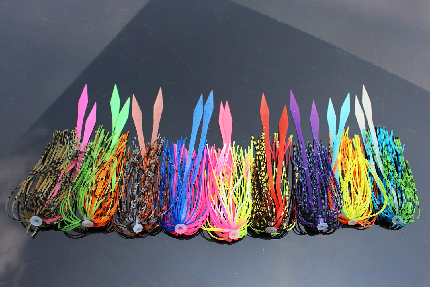 20 Bundles Gonne Silicone per Spinnerba Buzzba Rubber