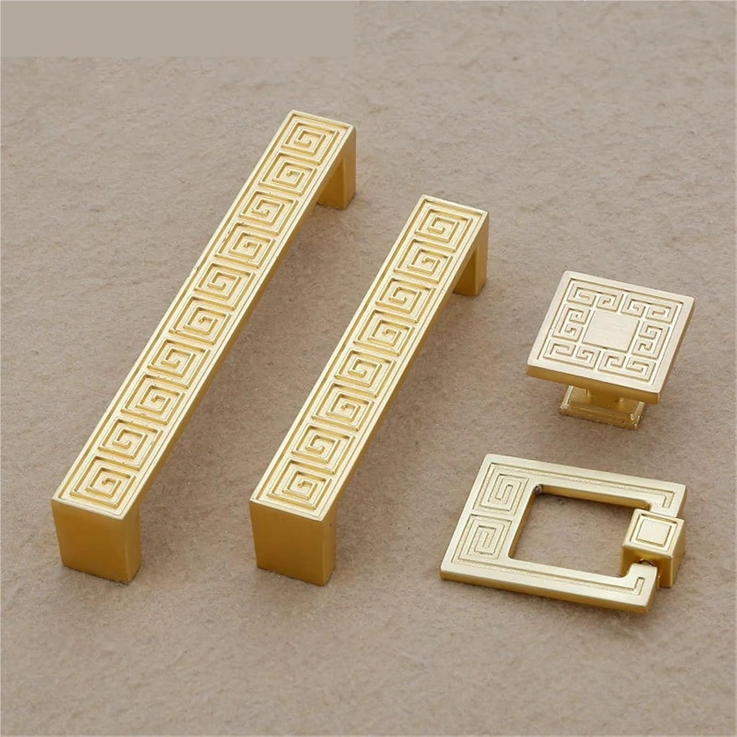 Cabinet Antique Copper Pull Handle Antique Door Handle Cabinet Drawer Wine Bottle Cabinet Gold Ancient Handle 1Pcs(Gold 6911-Single)