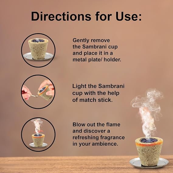 Shubhkart Premium Haldi Chandan Sambrani Dhoop Pods, Long Lasting Aroma for Prayer, Puja and Meditation, Charcoal Free Loban Burner Incense for Relaxation and Stress Relief, 12 Pods