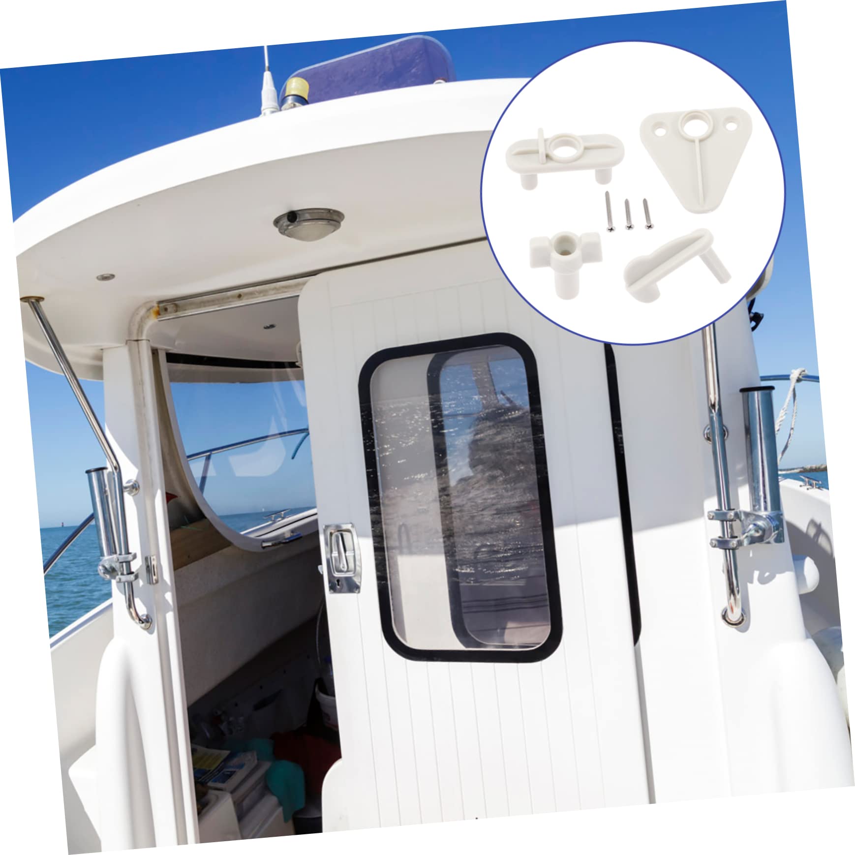 VANZACK Loquet de Porte pour Yacht loquets de Bateau Ponton loquets de Trappe de Pont Door Lock verrou Portail verrou Porte serrures de Porte pièce de loquet pour Bateau