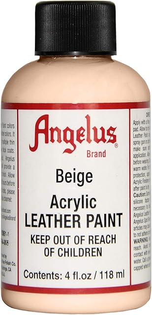 Angelus Leather Paint 4 Oz Beige