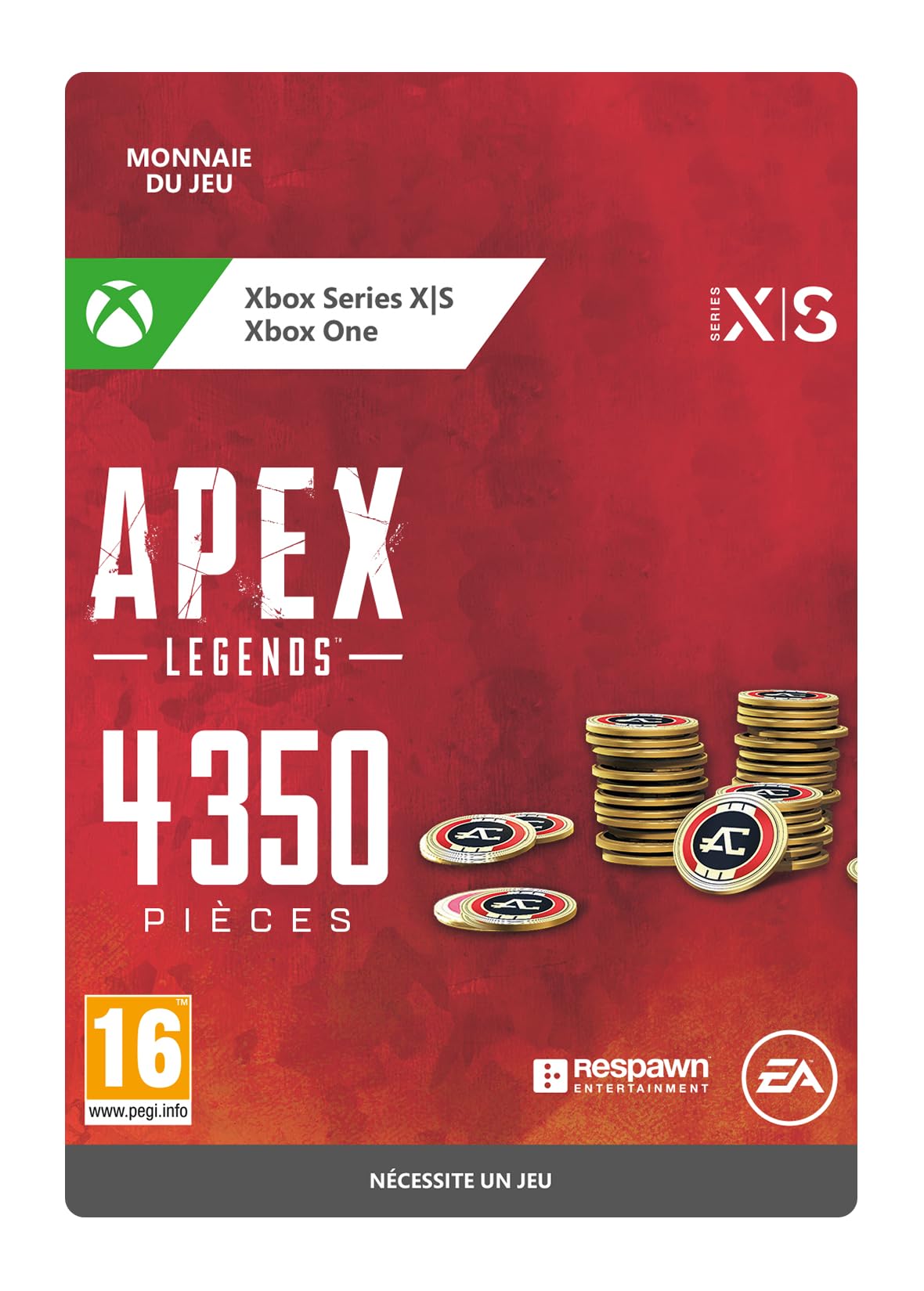 APEX Legends: 4350 Coins | Xbox One/Series X|S - Code jeu à télécharger