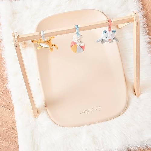 Miniatura 10 de Nattou Cambiador suave  Cambiador de bebé lavable  Duradero, resistente al agua, forma de capullo con empuñaduras inferiores de panal sin BPA,