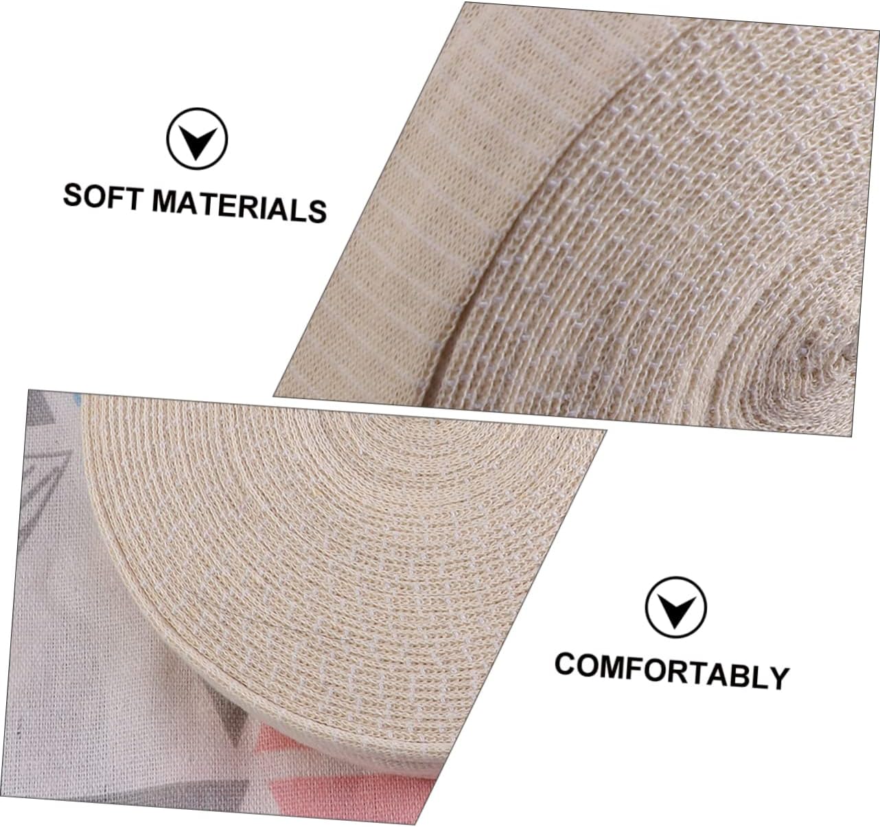 2rolls Elastic Cotton Stockinette Tubular Bandages Comfortable Skin for Athletes for Use Under Plaster Casts and Braces