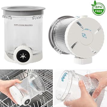 2 Pcs 16oz Ice Cream Container, Ninja Swirl for Creami NC700 701 Series Ice Cream Maker, Pint and Lid Replacement, BPA Free and Dishwasher Safe