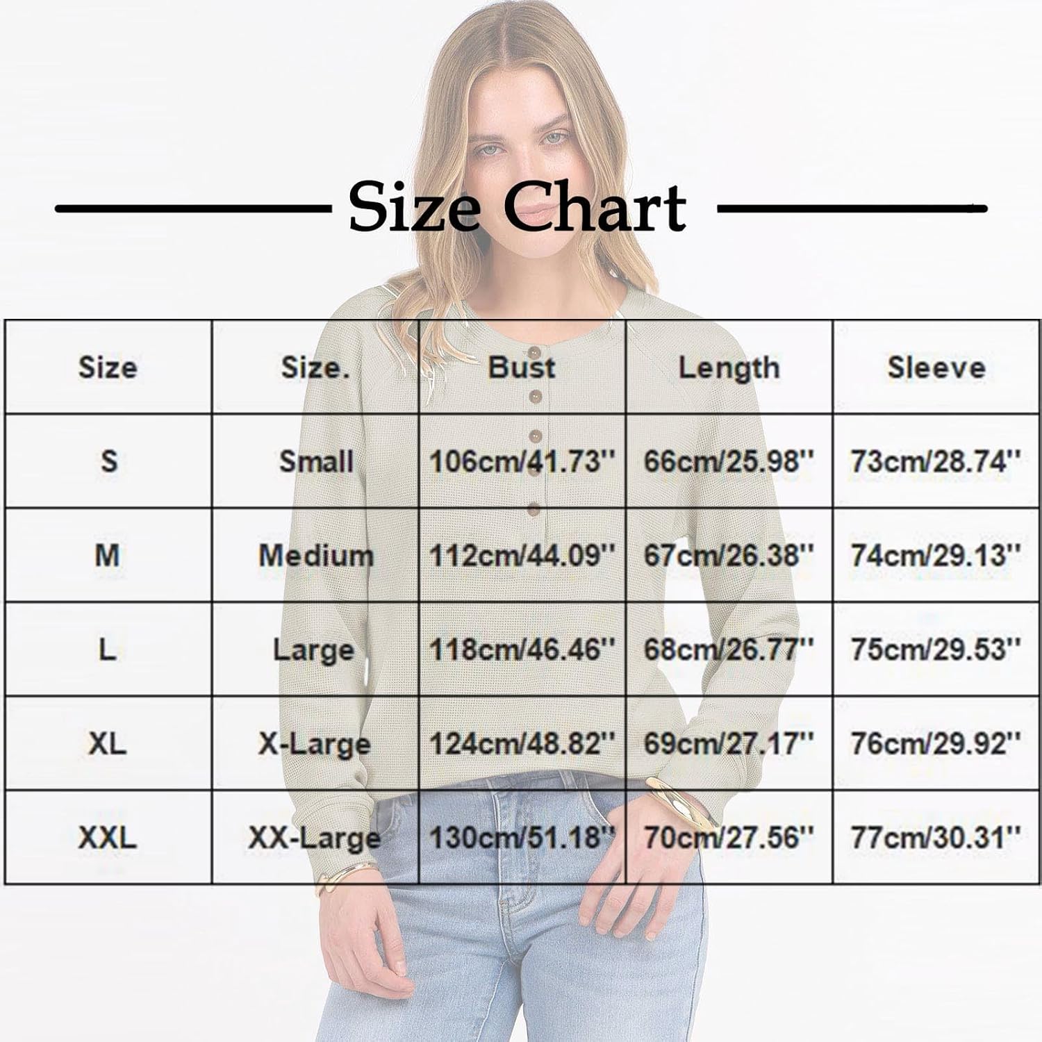 Women's Long Sleeve Waffle Knit Shirts Dressy Casual Loose Button Up V Neck Henley Tops Fall Basic Tee Blouses