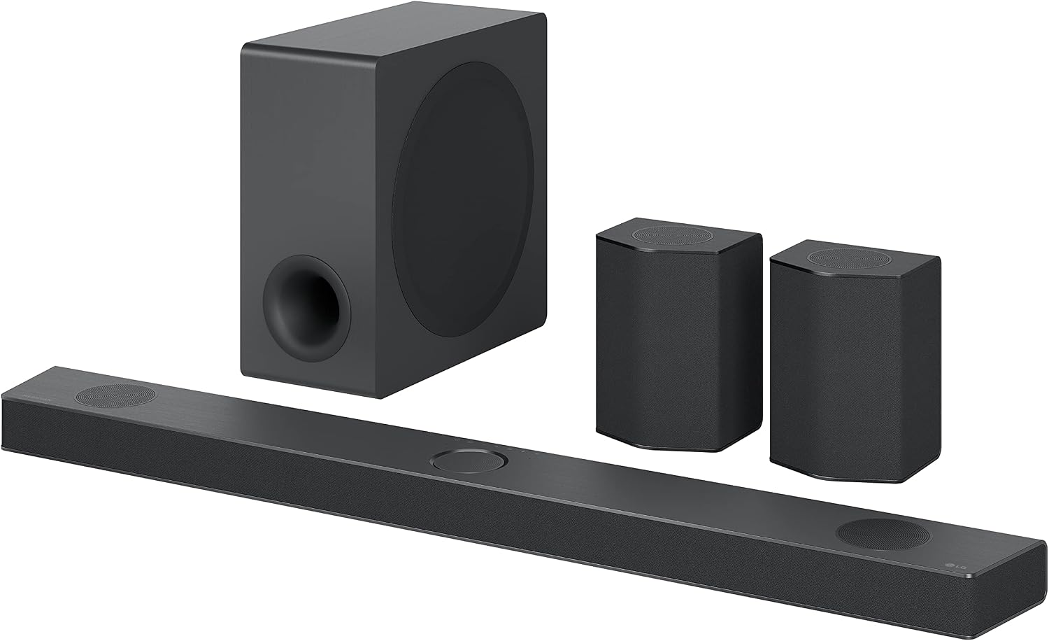 Sound Bar with Surround Speakers S95QR - 9.1.5 Channel, Home Theater Audio with Dolby Atmos, DTS:X, and IMAX Enhanced, Black
