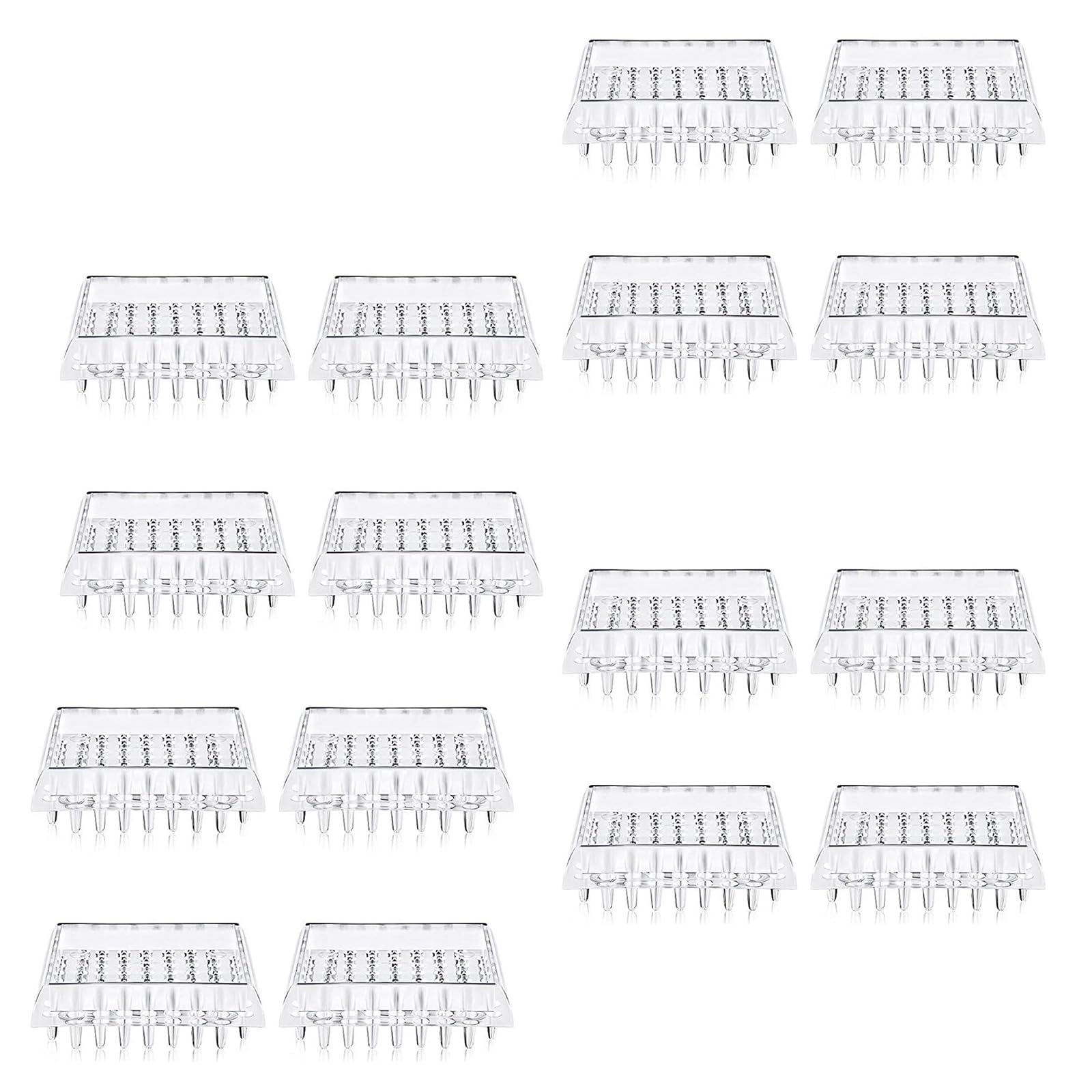 12 / 16Pcs Caster Cups Carpet Protectors Furniture Caster Cups for Furniture Legs, Sofas, Tables, Chairs Tables