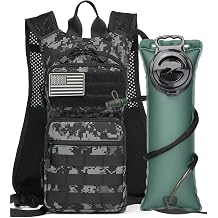 Hydration Vest Pack with 3L TPU Water Bladder Insulation Backpack for Men Women Hydration Bag for Tactical Hiking Biking Running Climbing