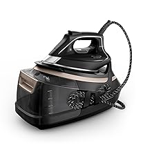 Rowenta Eco Steam Pro Ferro da Stiro a Vapore con Caldaia, Pressione Fino a 8 Bar, 2800W, 1.3 Litri, Colpo Vapore 580 g, min, Ferro da Stiro Modalità Eco, Sistema Anti-Calcare, DG9640