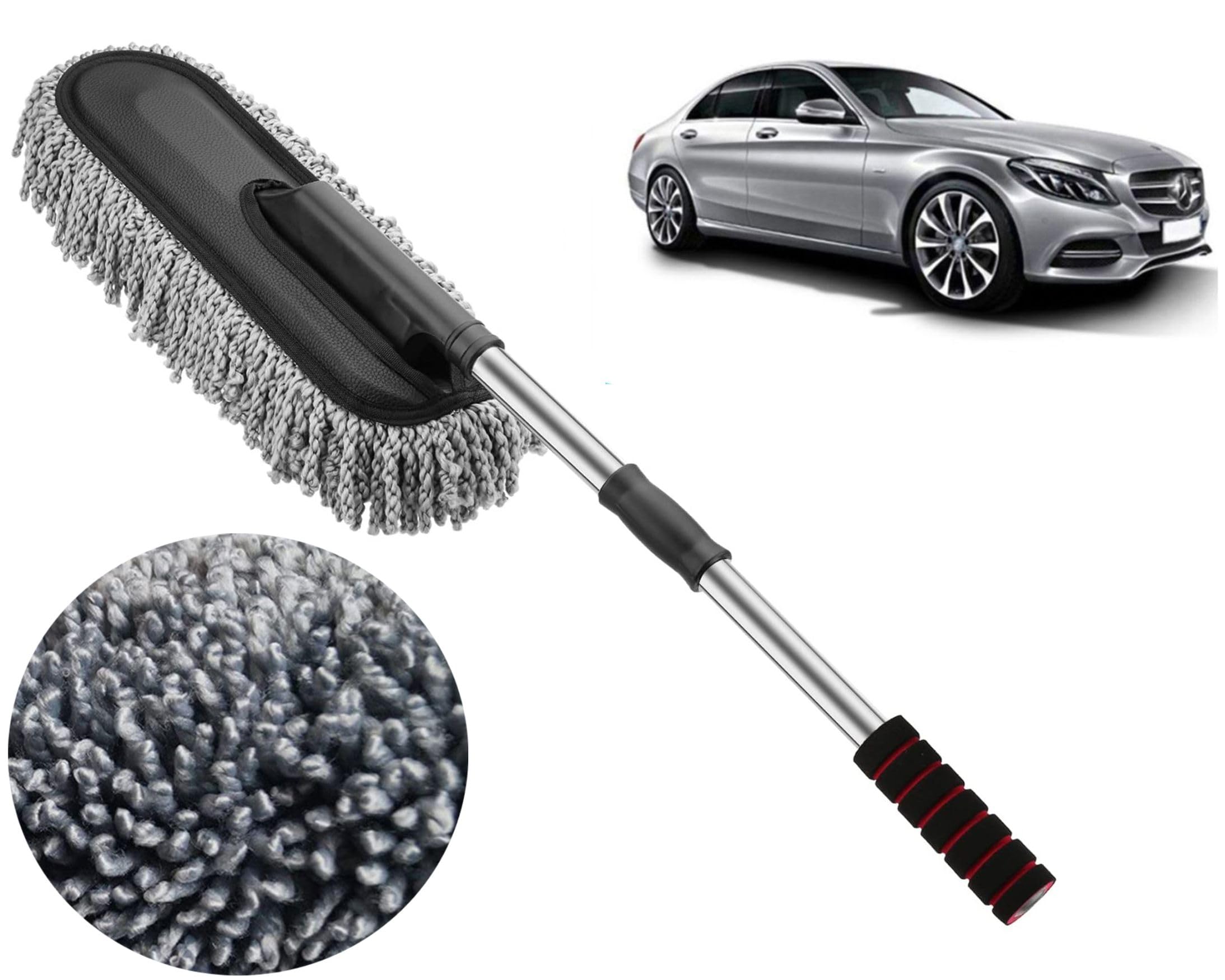 Selifaur Microfiber Flexible Duster Car Wash | Car Cleaning Accessories | Microfiber | Brushes | Dry/Wet Home, Kitchen, Office Cleaning Brush with Expandable Handle for C200