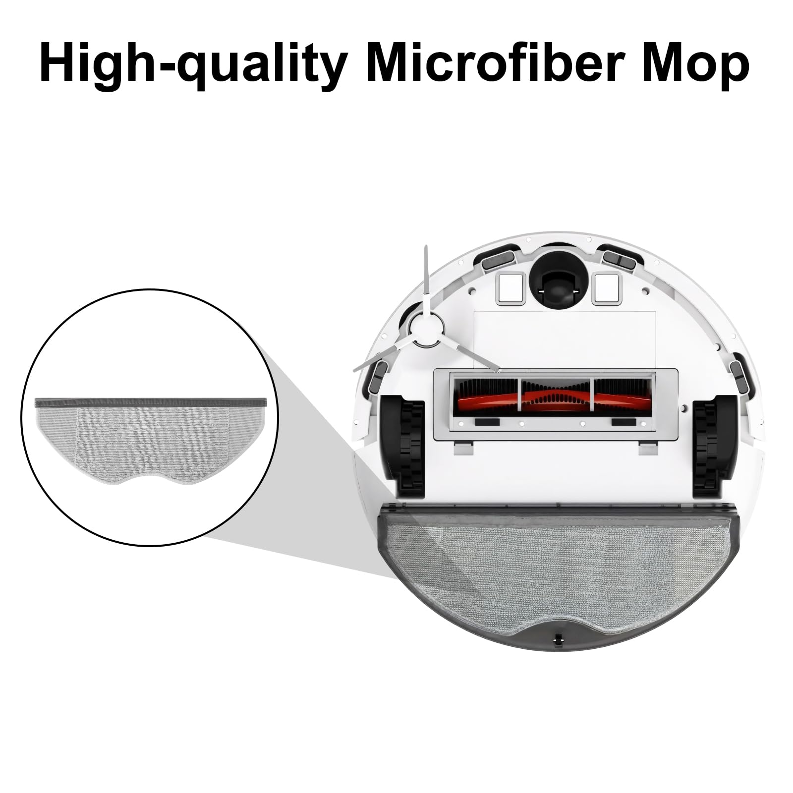 4 sztuki ściereczek do wycierania, części zamienne do XIAOMI Robot Vacuum S40C / H40 robot odkurzający akcesoria