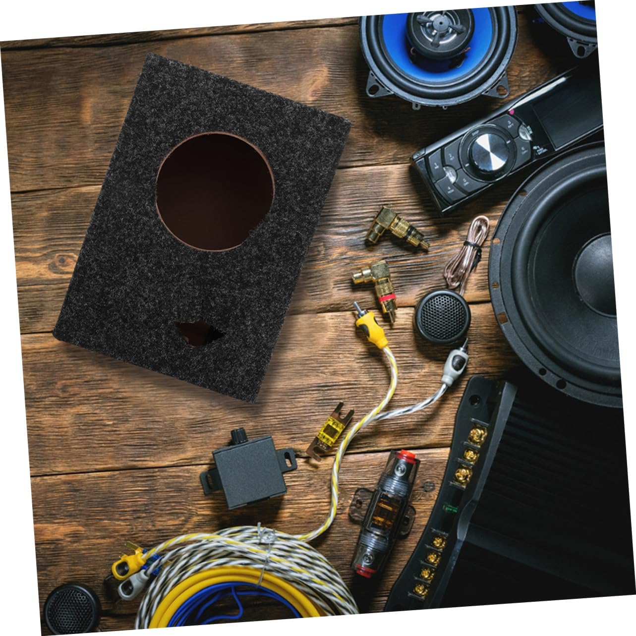 SUPVOX Single Cab Subwoofer Audio Enclosures Precision Engineered Speaker Cabinet for Road Performance