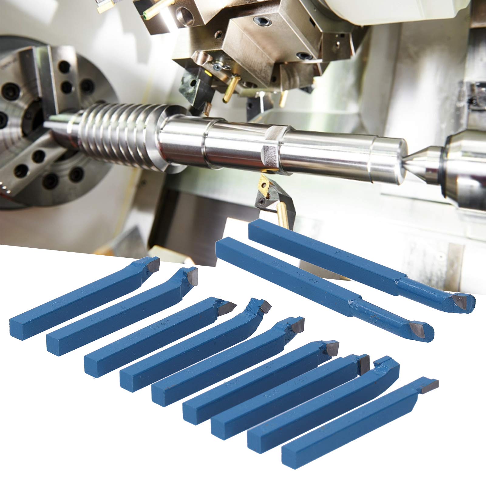 Juego de Herramientas de Torno de Carburo de 8 X 8 Mm con Caja