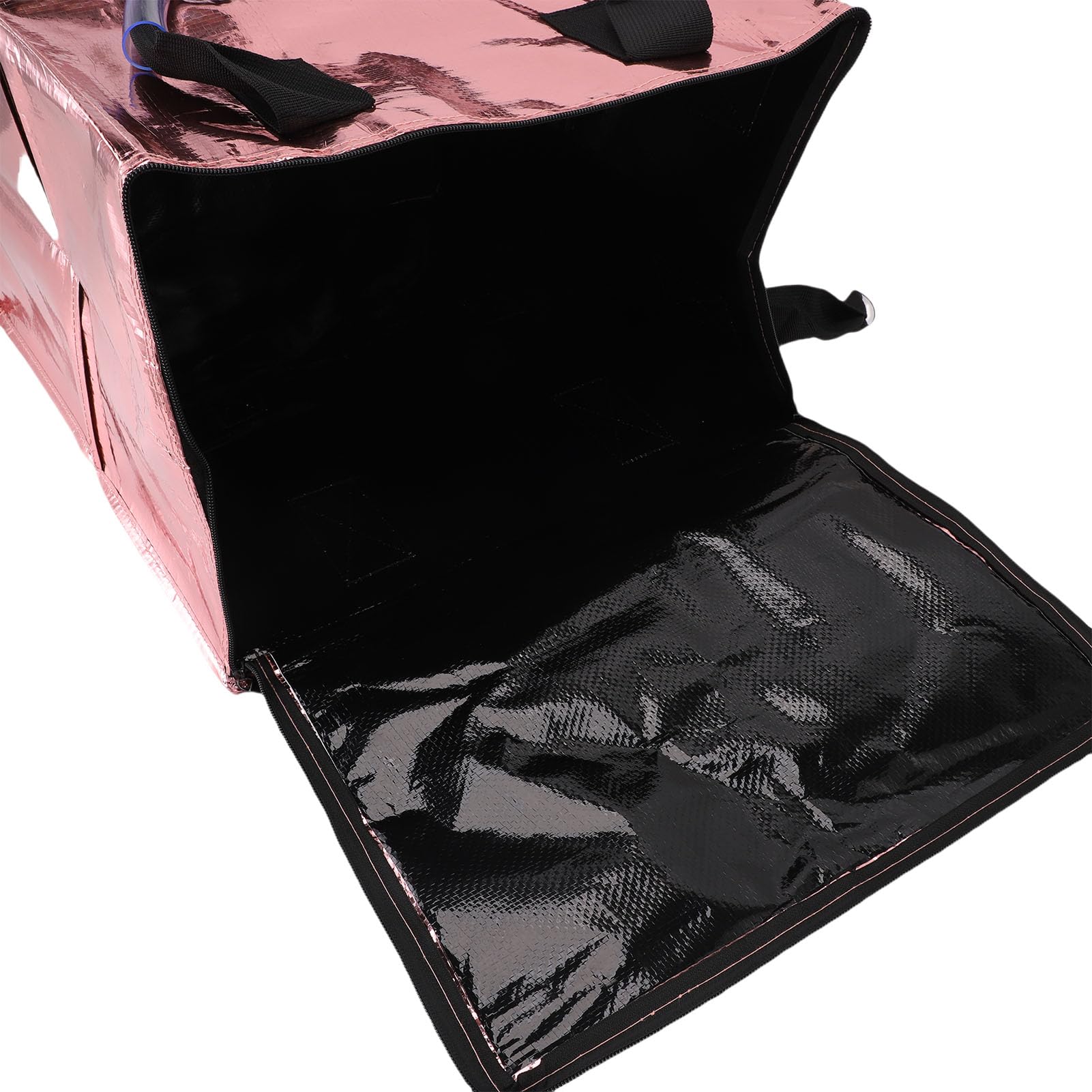 Chrees Einkaufstasche auf Rollen, Rolltasche mit Großem Fassungsvermögen, Tragbare, Zusammenklappbare Einkaufstaschen mit Rollen für Bequemes Einkaufen (Roségold)