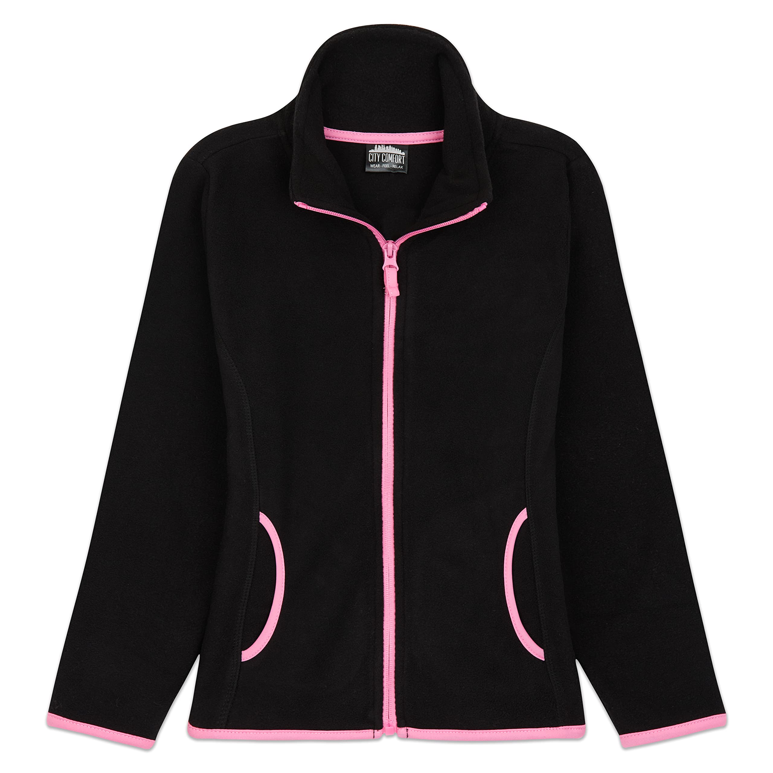 CityComfort Forro Polar Niña Chaqueta Sudadera Fleece Jacket con Cremallera