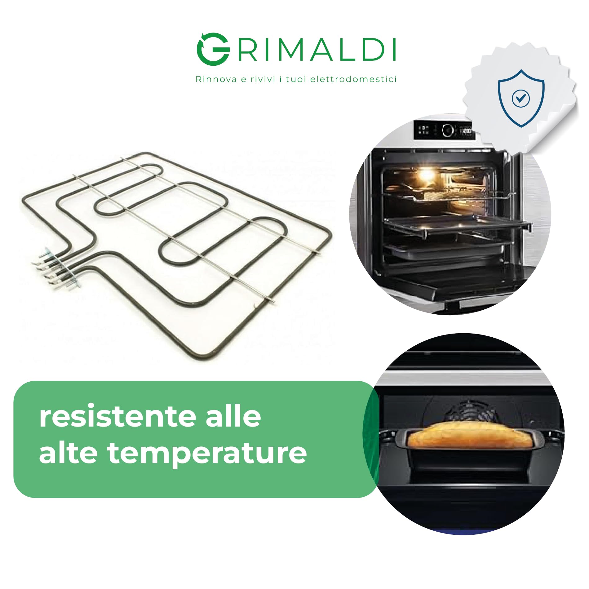 SMEG RESISTENZA INFERIORE SUOLA PER FORNO ELETTRICO 1200 W ORIGINALE - 806890652 - ROSSI RICAMBI
