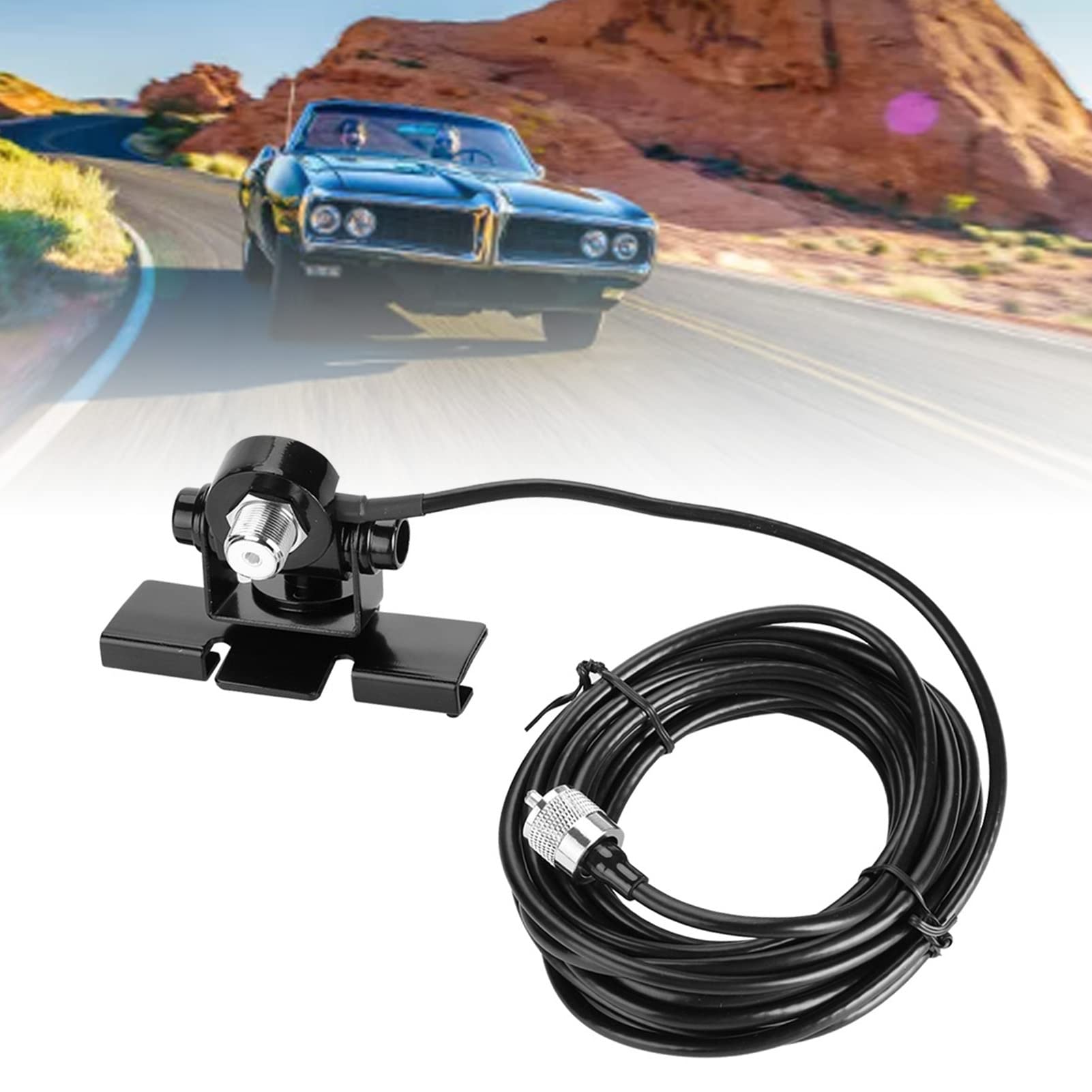 Soporte de Montaje de Antena Ham para Coche ,para Radio Móvil ,Montaje de Clip para Tapa de Maletero ,Hatchback ,Puerta