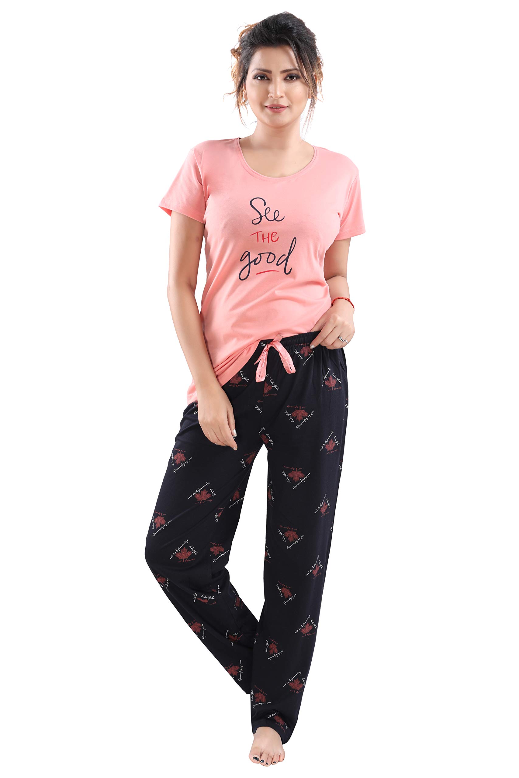 Women's Cotton Printed Night Suit