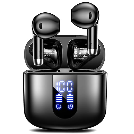 Deep Bass Wireless Earbuds with 48H Playback