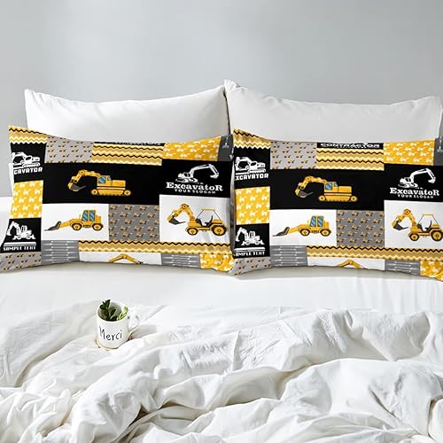 Vista 32 de Feelyou Juego de ropa de cama de coche de carreras para niños, juego de funda de edredón de deportes extremos para niños y niños, funda de edredón