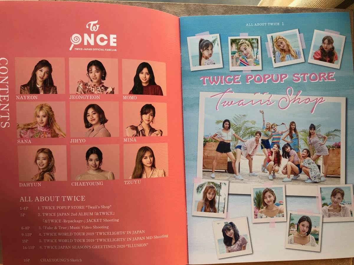 Amazon.co.jp: TWICE ファンクラブ会報 Vol.6 ナヨン ジョンヨン モモ