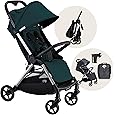 Colugo The One Stroller - Lightweight Easy Fold Compact Toddler and Baby Stroller for Travel, Large Storage Basket, One Hand Fold, Includes Raincover, Bumper Bar, Cupholder (Cool Grey)