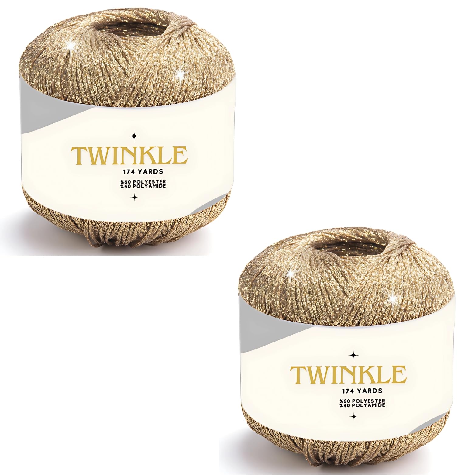 【即購入OK】Yarnnakarn Amazon.com: YarnArt Sparkle – Metallic Glitter, Fine