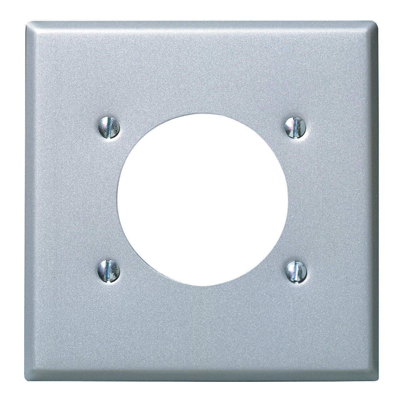 Placa de pared para cocina de aluminio resistente compatible con tomas de corriente Leviton